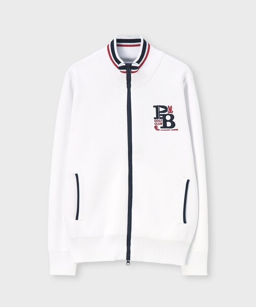 [GOLF][WOMEN]ゴルフクラブ　 フルジップニットカーディガン