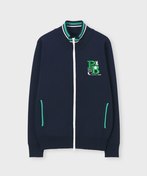 [GOLF][WOMEN]ゴルフクラブ　 フルジップニットカーディガン