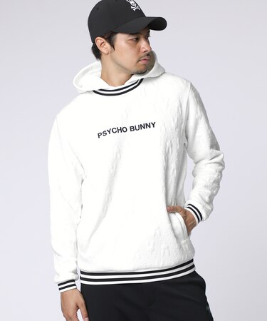 [GOLF]膨れジャガードバニーロゴ　スウェットパーカ