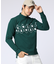 [GOLF]ゴルフモチーフロゴ　モックネックＴシャツ