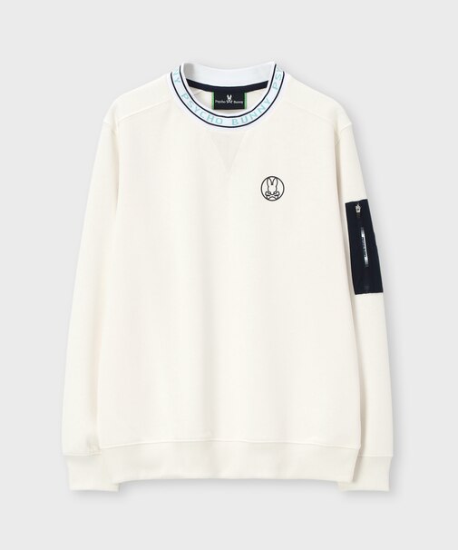 [GOLF][WOMEN]バニーマーク　クルーネックスウェットプルオーバー