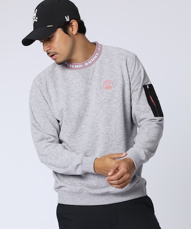 [GOLF]バニーマーク　クルーネックスウェットプルオーバー