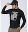[GOLF]オリジナル総柄アートワーク 　モックネックＴシャツ