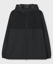 [GOLF]オリジナル総柄切替 　ダブルジップフードブルゾン