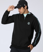 [GOLF]バニーマーク　ハーフジップパーカ