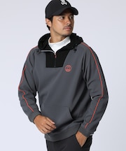 [GOLF]バニーマーク　ハーフジップパーカ