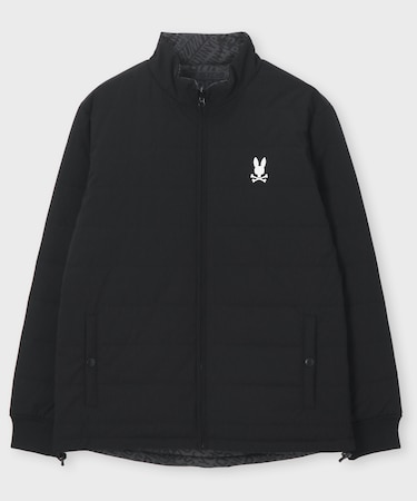 [GOLF]総柄フォントロゴ 　リバーシブルブルゾン