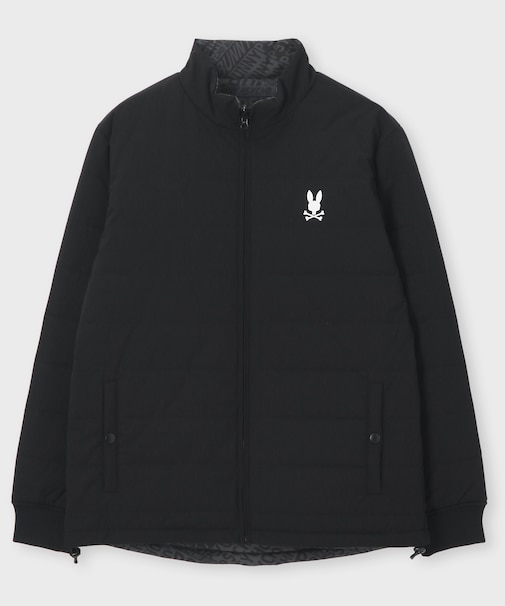 [GOLF]総柄フォントロゴ 　リバーシブルブルゾン