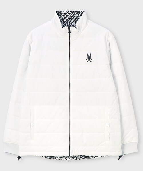 GOLF]総柄フォントロゴ リバーシブルブルゾン｜サイコバニーの