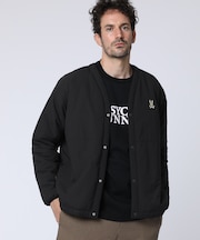 パッファーカーディガンジャケット