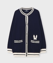 [WOMEN]ポケットバニー　 クルーネックカーディガン