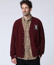 ブークレ アニマルバニーワッペン カーディガン