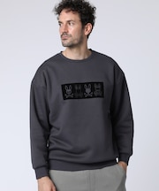 フロッキー4BUNNY　 クルーネックスウェット