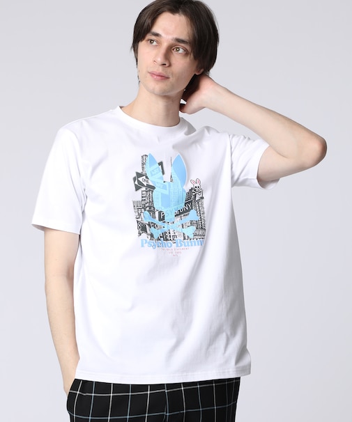 NYシティスケープ グラフィックTシャツ