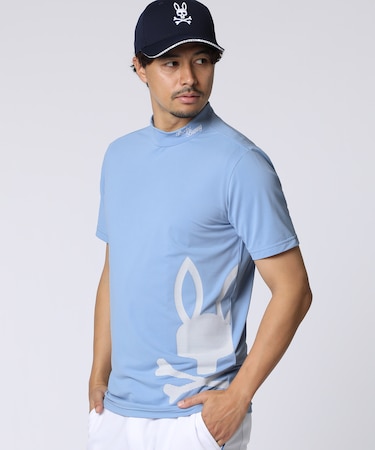 [GOLF]ビッグBUNNYプリント モックネックTシャツ