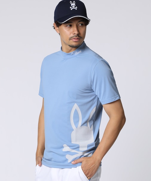 [GOLF]ビッグBUNNYプリント モックネックTシャツ