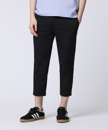SOLOTEX ドライツイルスリムクロップドパンツ