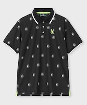[GOLF]カレッジモノグラムプリント 　ポロシャツ