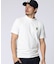 [GOLF]コントラストシグネチャーロゴ　 モックネックＴシャツ