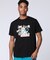 トロピカル アートワーク ピマコットンTシャツ