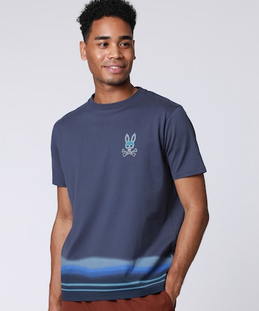 ピマコットン グラデーションボーダー Tシャツ