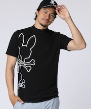 [GOLF]アウトライン2BUNNY 　ドライメッシュモックネックTシャツ