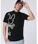 [GOLF]アウトライン2BUNNY 　ドライメッシュモックネックTシャツ