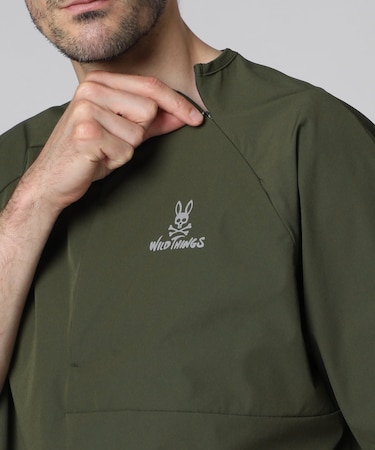 WILD THINGS × Psycho Bunny コラボ ベースクルー 　Tシャツ