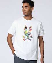 カラフルグリッチロゴ　 プリントTシャツ