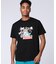 トロピカル アートワーク ピマコットンTシャツ