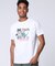 トロピカル アートワーク ピマコットンTシャツ
