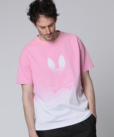 グラデーション シルエットバニー Tシャツ