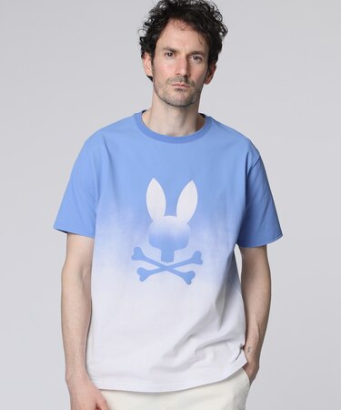 グラデーション シルエットバニー Tシャツ