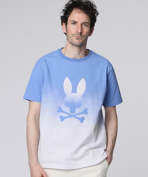 グラデーション シルエットバニー Tシャツ