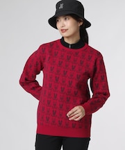 [GOLF][WOMEN]ジャガード 　ニット