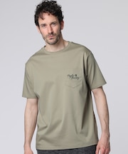 ポケットロゴ シルケットスムース 　Tシャツ