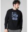 モザイクアウトラインバニー 　ロングスリーブTシャツ