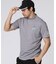 [GOLF]フラッグバニーロゴ メランジモックネックTシャツ