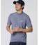 [GOLF]フラッグバニーロゴ メランジモックネックTシャツ