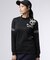 [GOLF][WOMEN]ラインスリーブロゴ　 モックネックＴシャツ
