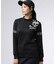[GOLF][WOMEN]ラインスリーブロゴ　 モックネックＴシャツ