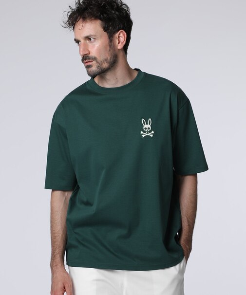 ワンポイント シルケットスムースTシャツ