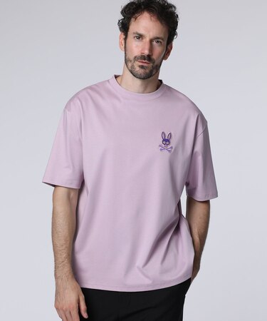 ワンポイント シルケットスムースTシャツ