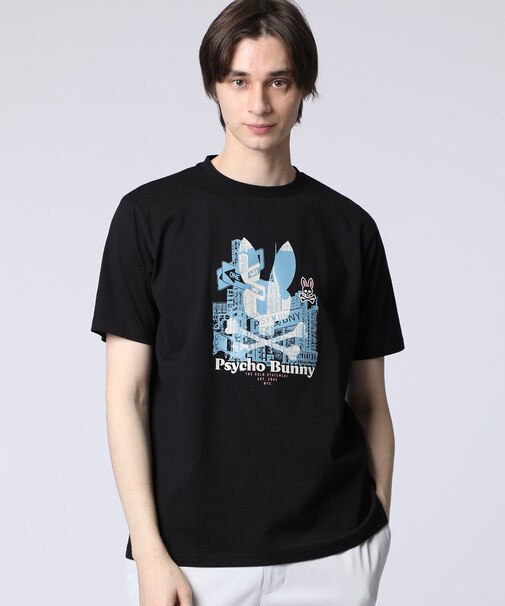 NYシティスケープ グラフィックTシャツ