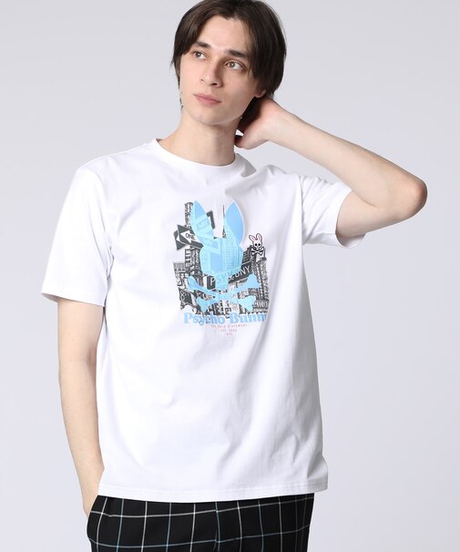 NYシティスケープ グラフィックTシャツ