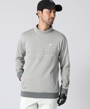 [GOLF]裏起毛 エンボスロゴ モックネック 　スウェット