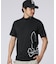 【公式】[GOLF] パイピング シルエットロゴ 　モックネックTシャツ