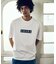 BOXロゴ　 シルケットスムースTシャツ