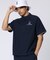 [GOLF]パイピングライン　 ナイロンショルダージップラグランTシャツ