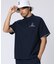 [GOLF]パイピングライン　 ナイロンショルダージップラグランTシャツ